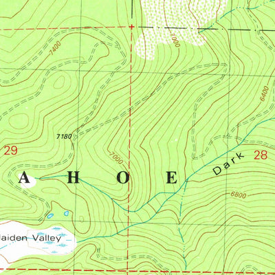 United States Geological Survey Sattley, CA (1981, 24000-Scale) digital map
