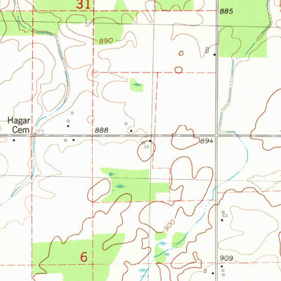 United States Geological Survey Saubee Lake, MI (1981, 24000-Scale) digital map