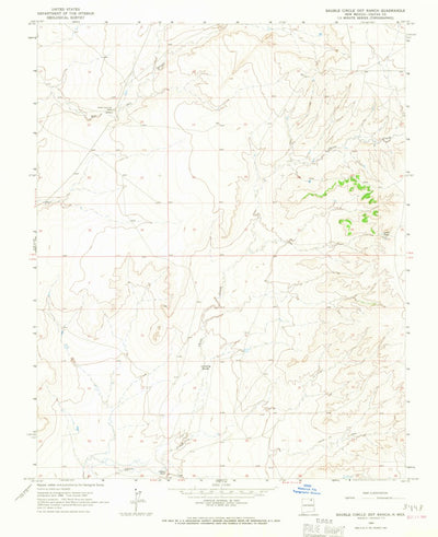 United States Geological Survey Sauble Circle Dot Ranch, NM (1965, 24000-Scale) digital map