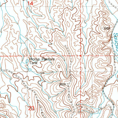 United States Geological Survey Saucito Mountain, AZ (2004, 24000-Scale) digital map
