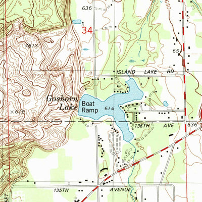 United States Geological Survey Saugatuck, MI (1981, 24000-Scale) digital map
