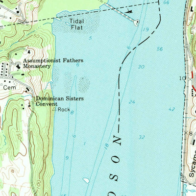 United States Geological Survey Saugerties, NY (1963, 24000-Scale) digital map