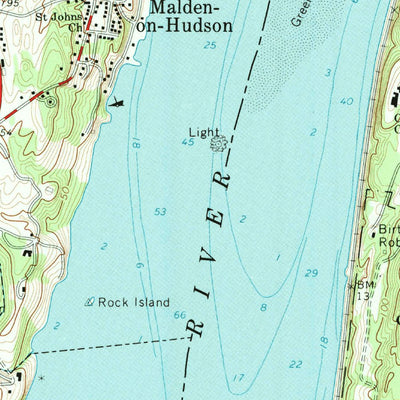 United States Geological Survey Saugerties, NY (1963, 24000-Scale) digital map