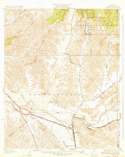 United States Geological Survey Saugus, CA (1933, 24000-Scale) digital map