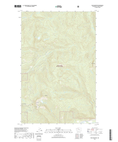 United States Geological Survey Sauk Mountain, WA (2020, 24000-Scale) digital map
