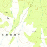 United States Geological Survey Saulsbury Basin, NV (1971, 24000-Scale) digital map