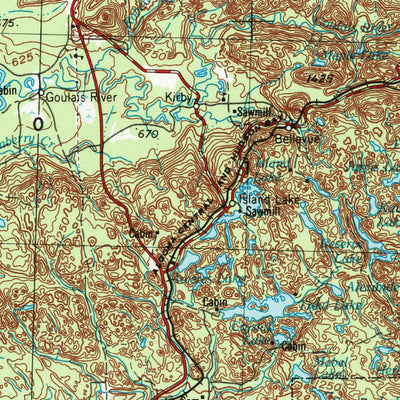 United States Geological Survey Sault Sainte Marie, MI (1954, 250000-Scale) digital map