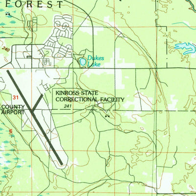 United States Geological Survey Sault Sainte Marie South, MI (1984, 100000-Scale) digital map