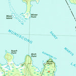 United States Geological Survey Sault Sainte Marie South, MI (1984, 100000-Scale) digital map