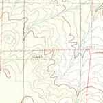 United States Geological Survey Saunders Draw, AZ (1986, 24000-Scale) digital map