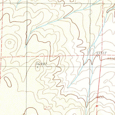 United States Geological Survey Saunders Draw, AZ (1986, 24000-Scale) digital map