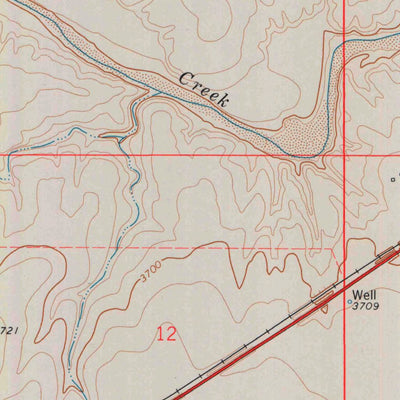 United States Geological Survey Saunders, KS-CO (1979, 24000-Scale) digital map