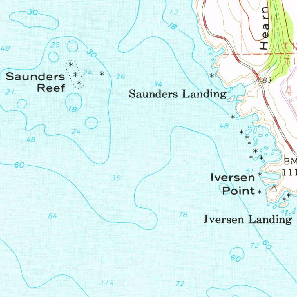 Saunders Reef, CA (1960, 24000-Scale) Map by United States Geological ...