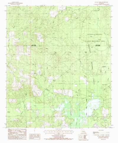 United States Geological Survey Savage Creek, LA (1985, 24000-Scale) digital map
