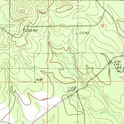 United States Geological Survey Savage Creek, LA (1985, 24000-Scale) digital map