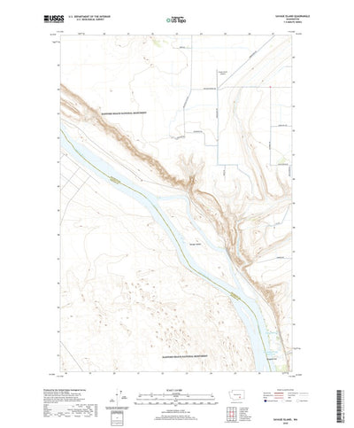 United States Geological Survey Savage Island, WA (2020, 24000-Scale) digital map
