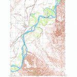 United States Geological Survey Savage, MT (1966, 24000-Scale) digital map