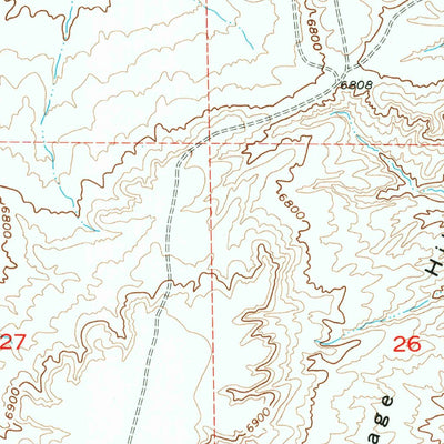 United States Geological Survey Savage Ranch, WY (1955, 24000-Scale) digital map