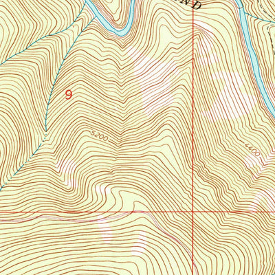 United States Geological Survey Savage Ridge, ID (1966, 24000-Scale) digital map