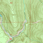 United States Geological Survey Savage Ridge, ID (1994, 24000-Scale) digital map