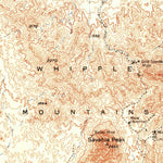 United States Geological Survey Savahia Peak, CA (1951, 62500-Scale) digital map