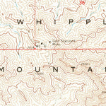 United States Geological Survey Savahia Peak, CA (1971, 24000-Scale) digital map