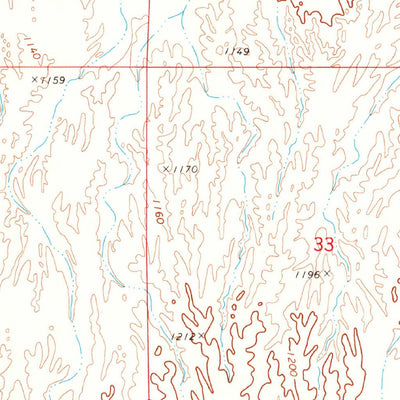 United States Geological Survey Savahia Peak NE, CA (1971, 24000-Scale) digital map