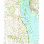 United States Geological Survey Savanna, IL-IA (1967, 24000-Scale) digital map