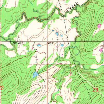 United States Geological Survey Savanna, OK (1967, 24000-Scale) digital map