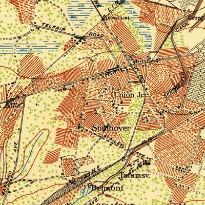 United States Geological Survey Savannah, GA-SC (1942, 62500-Scale) digital map