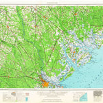 United States Geological Survey Savannah, GA-SC (1961, 250000-Scale) digital map