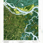 United States Geological Survey Savannah, GA-SC (1978, 24000-Scale) digital map