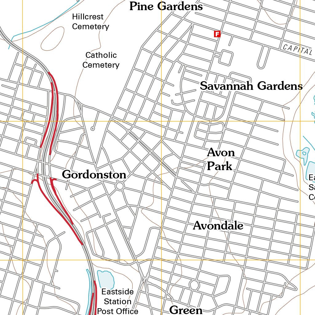 Savannah GA Topo Bundle map by United States Geological Survey Avenza
