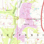 United States Geological Survey Savannah, MO (1971, 24000-Scale) digital map