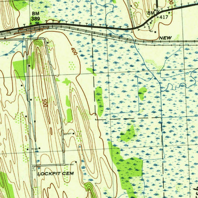 United States Geological Survey Savannah, NY (1943, 31680-Scale) digital map