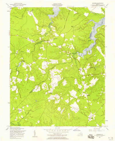 United States Geological Survey Savedge, VA (1956, 24000-Scale) digital map