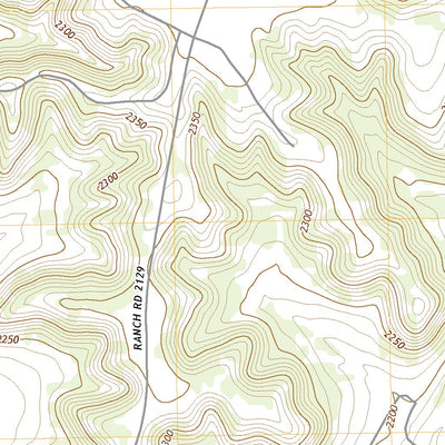 United States Geological Survey Savell Ranch, TX (2022, 24000-Scale) digital map