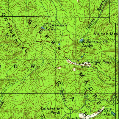 United States Geological Survey Savery, WY-CO (1932, 125000-Scale) digital map