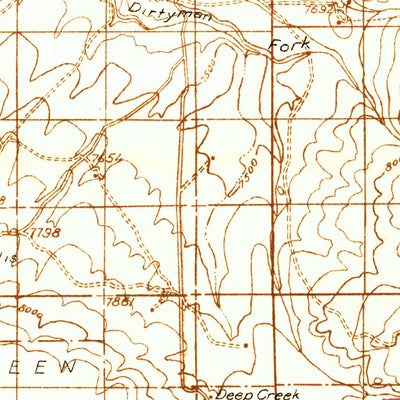 United States Geological Survey Savery, WY-CO (1932, 96000-Scale) digital map