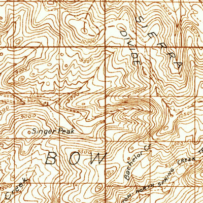 United States Geological Survey Savery, WY-CO (1932, 96000-Scale) digital map