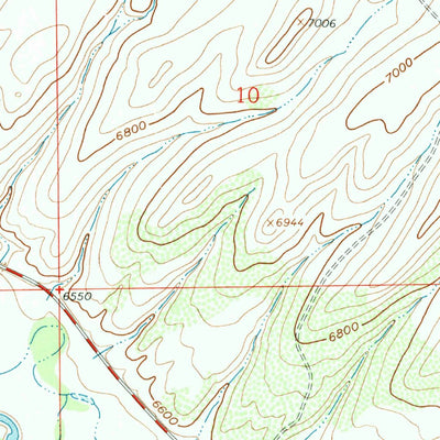 United States Geological Survey Savery, WY-CO (1961, 24000-Scale) digital map