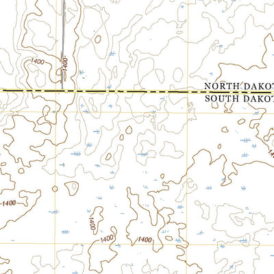 United States Geological Survey Savo NW, SD (2021, 24000-Scale) digital map
