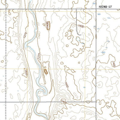 United States Geological Survey Savo NW, SD (2021, 24000-Scale) digital map