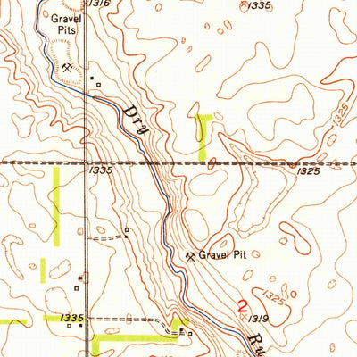 United States Geological Survey Savo SE, SD (1953, 24000-Scale) digital map
