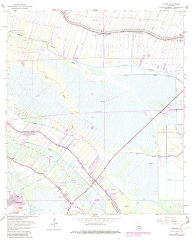 United States Geological Survey Savoie, LA (1963, 24000-Scale) digital map