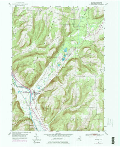 United States Geological Survey Savona, NY (1953, 24000-Scale) digital map
