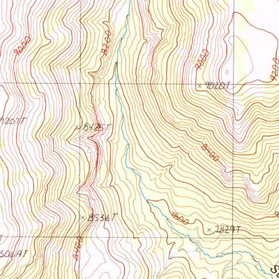 United States Geological Survey Savory Mountain, NV (1990, 24000-Scale) digital map