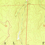 United States Geological Survey Savoy, SD (1961, 24000-Scale) digital map
