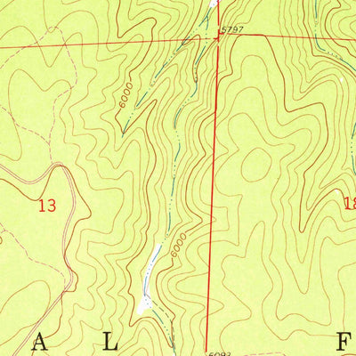 United States Geological Survey Savoy, SD (1961, 24000-Scale) digital map