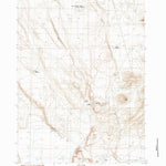 United States Geological Survey Sawed Horn, OR (1984, 24000-Scale) digital map